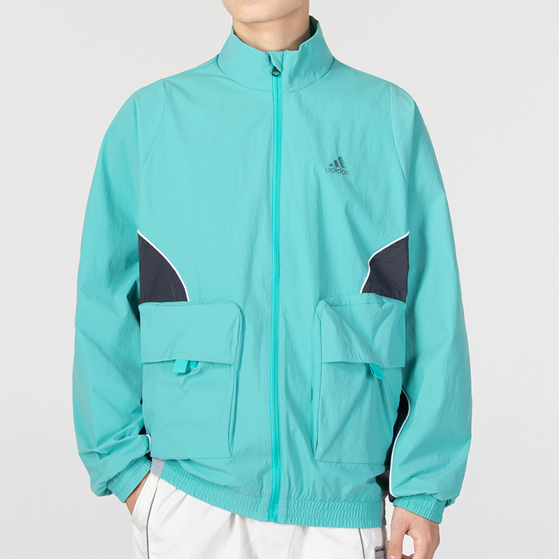 adidas ST Packet Retro Sports Utility Jacket Green Casual Outerwear HM5147 圖 4