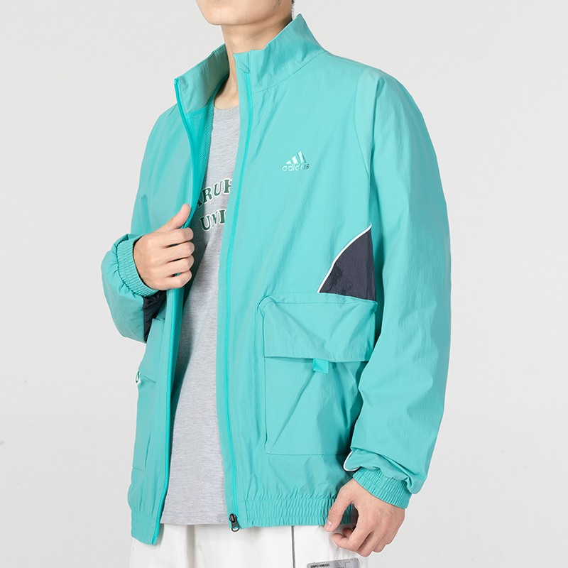 adidas ST Packet Retro Sports Utility Jacket Green Casual Outerwear HM5147 圖 6