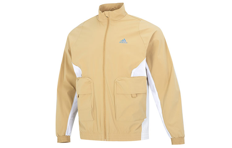 adidas St Pkt Wvjkt Colorblock Retro Track Jacket Khaki - Casual Wear HZ7009