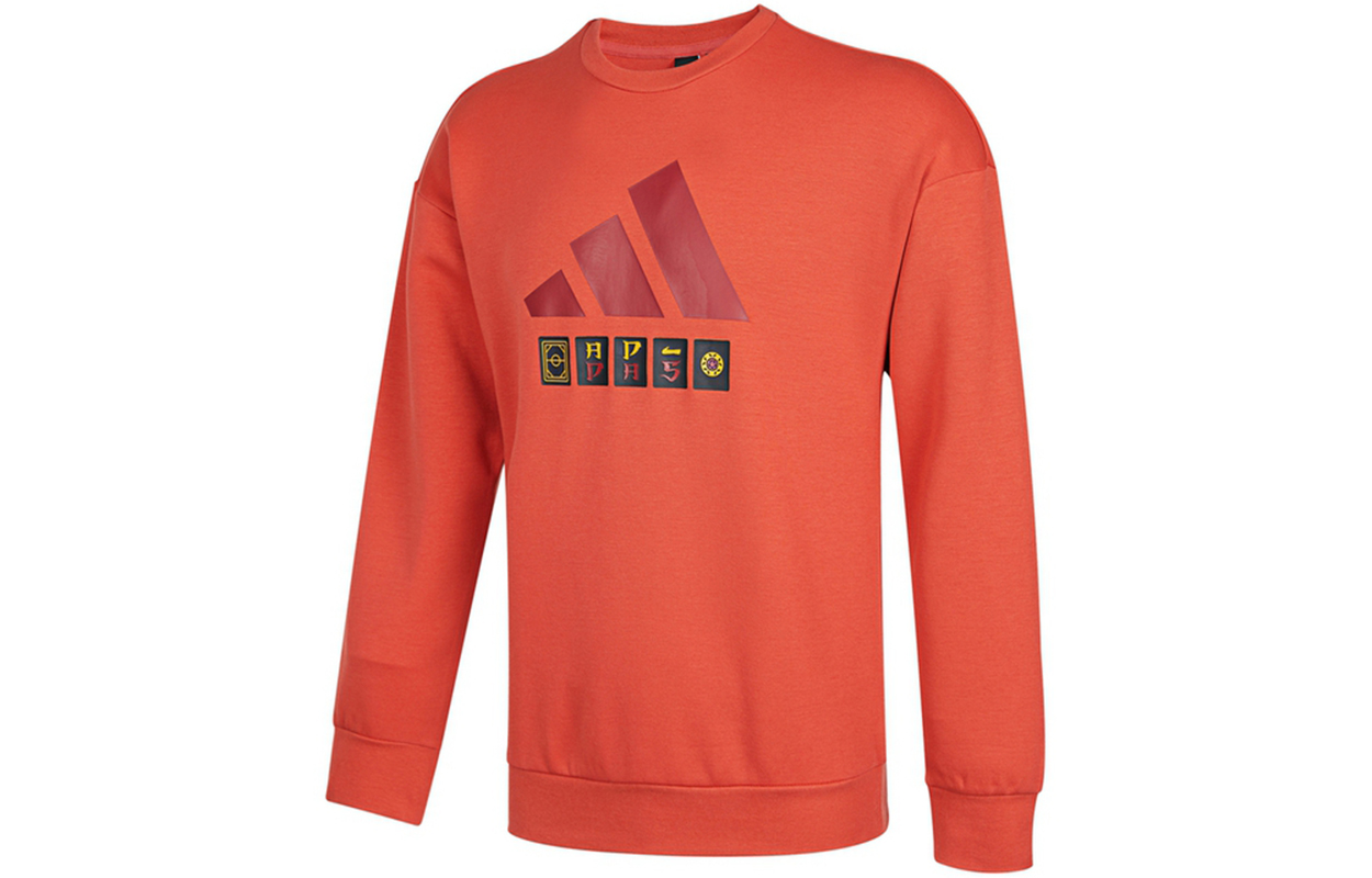 adidas ST Story Big Logo Crewneck Sweatshirt Orange () H39215
