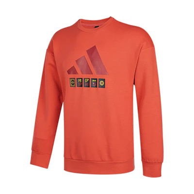 adidas ST Story Big Logo Crewneck Sweatshirt Orange () H39215