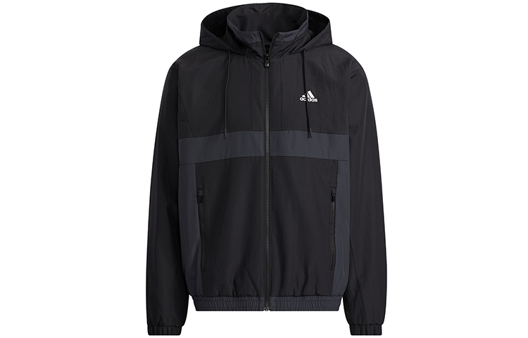 adidas ST Warmblk Full-Zip Hooded Jacket Black H39324