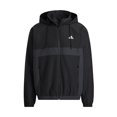 adidas ST Warmblk Full-Zip Hooded Jacket Black H39324