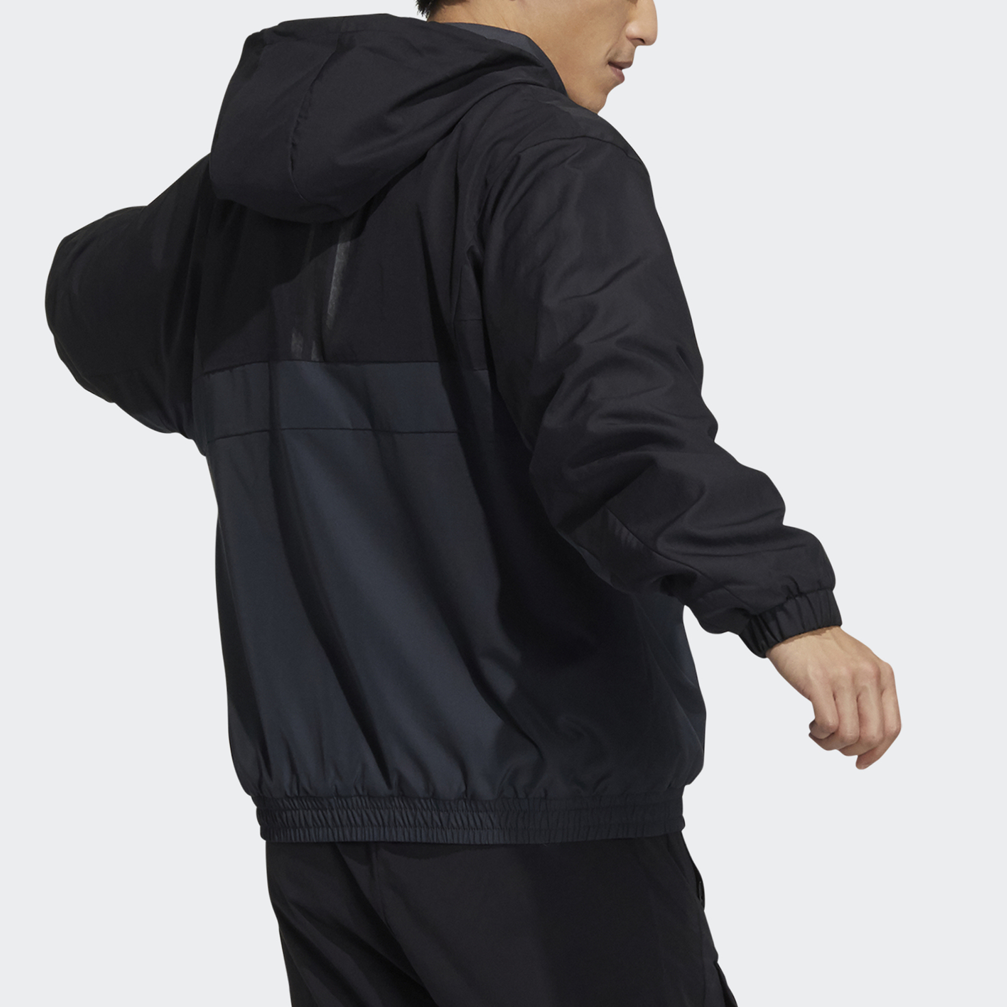 Shop adidas ST Warmblk Full-Zip Hooded Jacket Black H39324