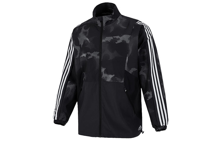 adidas ST WV Newblock Camo Retro Track Jacket Black H40236