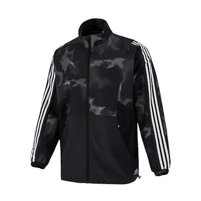 adidas ST WV Newblock Camo Retro Track Jacket Black H40236
