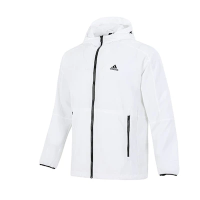 adidas St Wv Newblock White Breathable Casual Sports Hooded Jacket H40233