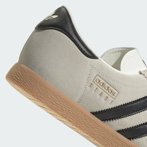 Sizing Adidas Stadt City Urban Sepatu Off White/Hitam/Emas Metalik JR6343