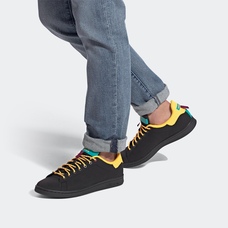 adidas Stan Smith 'Black Gold Aqua' 圖 7