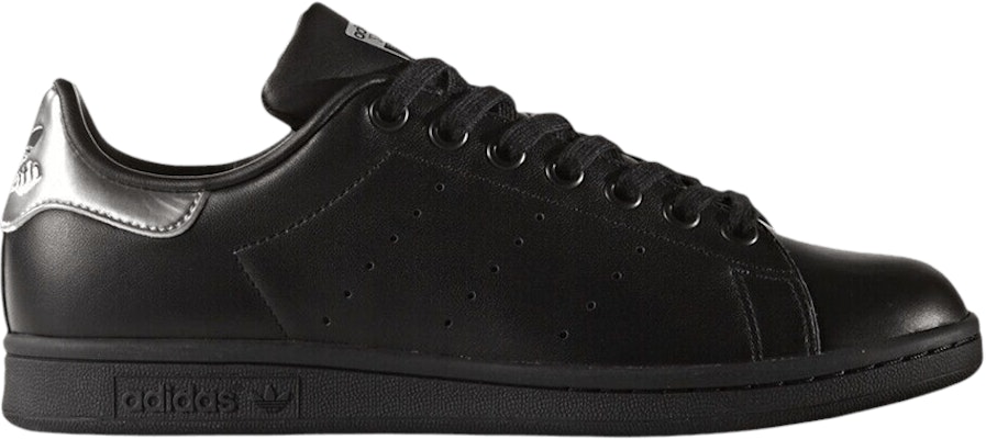 Stan smith black and silver Clearance