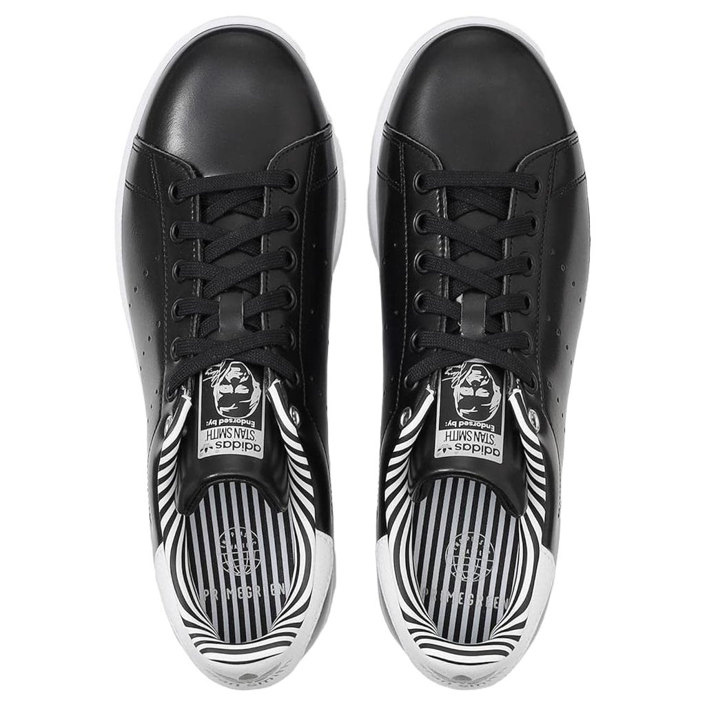Shop adidas Stan Smith 'Hitam Putih Garis Pin' ID5130