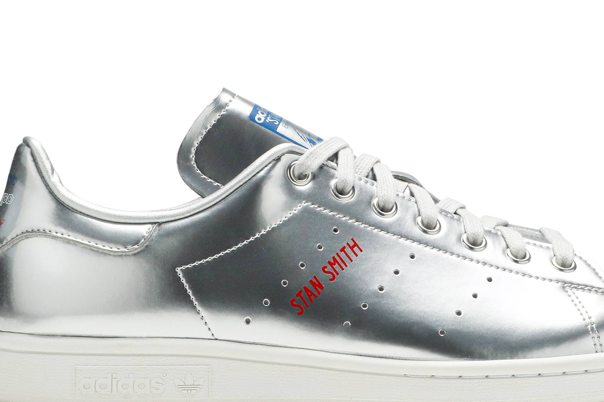 Adidas stan smith silver metallic online