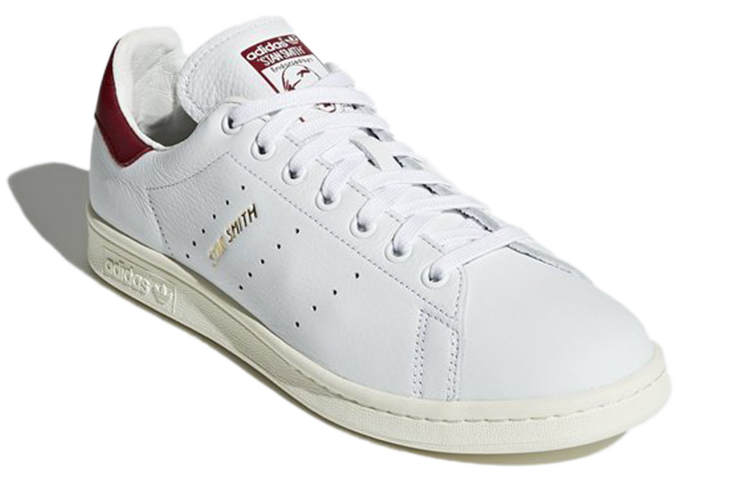 Lookbook スタンスミス 白/バーガンディ CQ2195