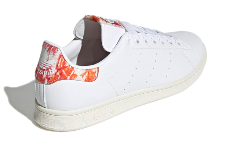 Shop 阿迪达斯史密斯经典小白鞋‘白橙’ GZ7767