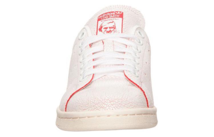 Order 愛迪達 史密斯百搭休閒 輕鬆舒適 減震耐磨 低幫 板鞋 男女同款 白紅色