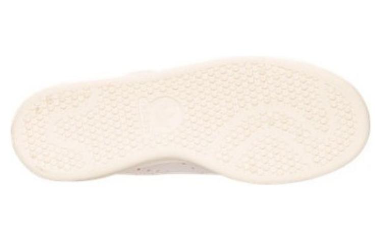 Shop 愛迪達 史密斯百搭休閒 輕鬆舒適 減震耐磨 低幫 板鞋 男女同款 白紅色