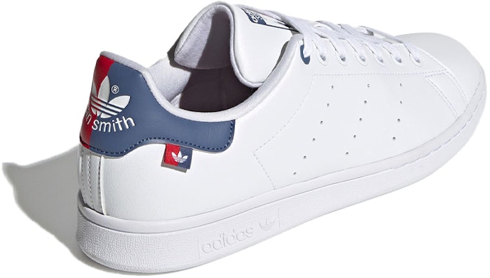 adidas Stan Smith 'Putih Merah Biru Kru' FX5548 Shop adidas Stan Smith 'Putih Merah Biru Kru' FX5548