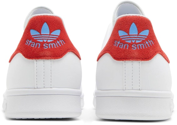 adidas Stan Smith 'Putih Merah Menyala' GY1042 Details for adidas Stan Smith 'Putih Merah Menyala' GY1042