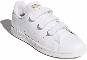 Shop adidas originals Stan Smith 低幫 板鞋 男女同款 白金