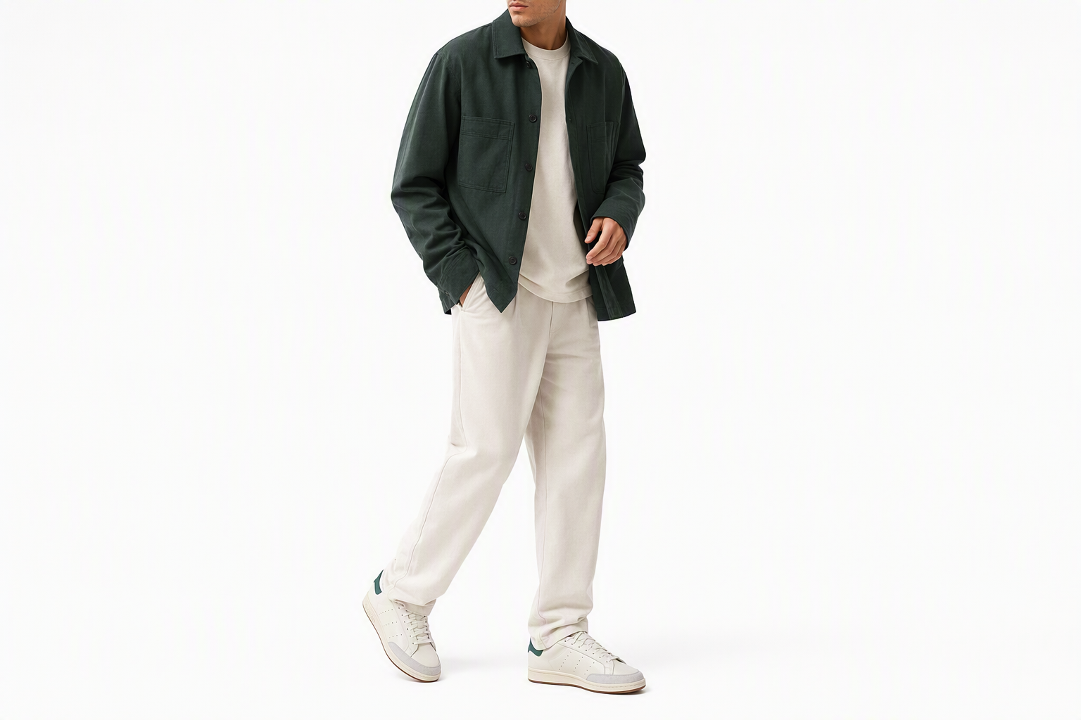 Order Adidas Stan Smith 聯名款 米白/深綠/水晶白 JQ1366