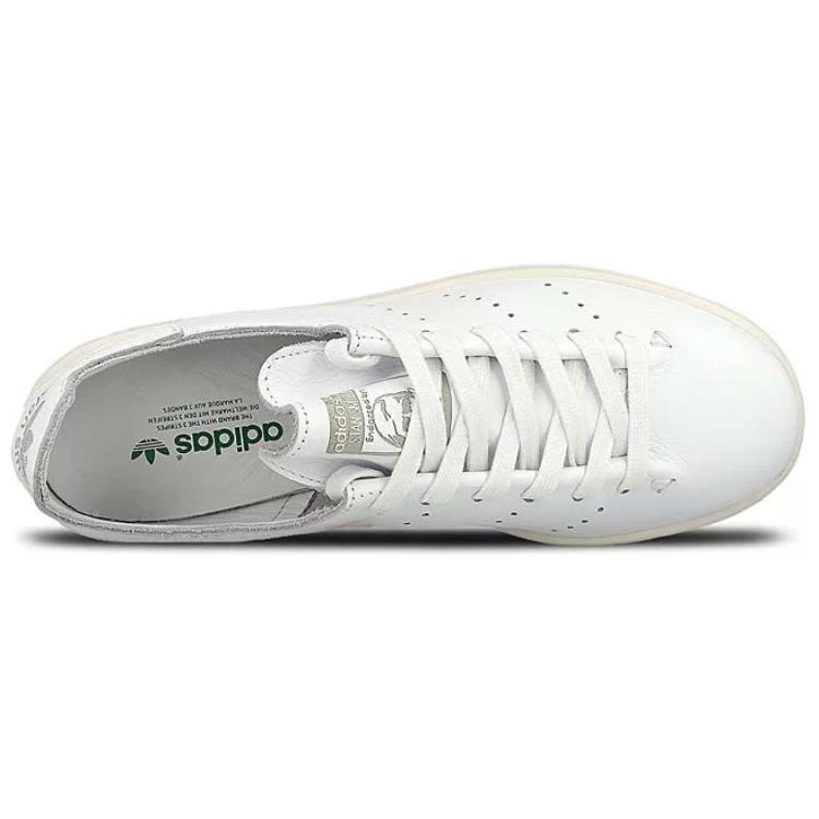 Shop adidas originals StanSmith 百搭舒適 減震耐磨 低幫 板鞋 男款 白色