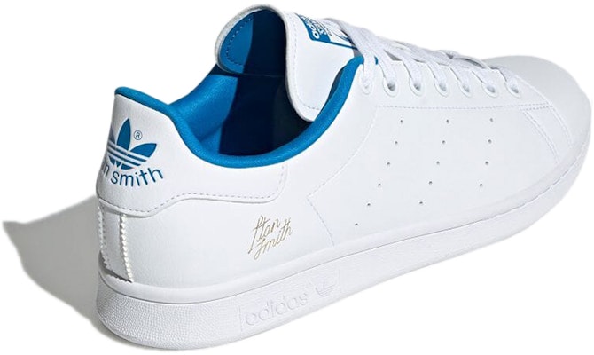 adidas Stan Smith Primegreen 'White Bright Blue' GZ7795 Shop adidas Stan Smith Primegreen 'White Bright Blue' GZ7795