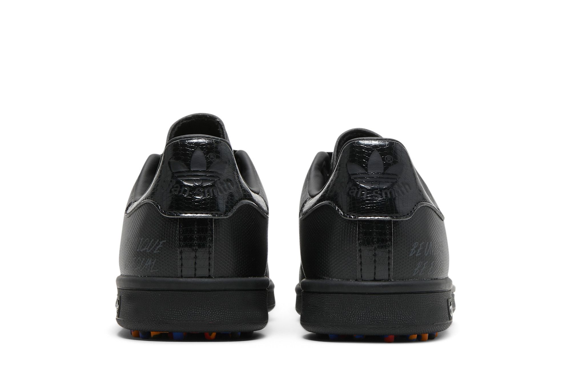Sizing adidas Stan Smith Primegreen LE Spikeless Golf 'Triple Black' - Golf sin tacos negros GZ6482