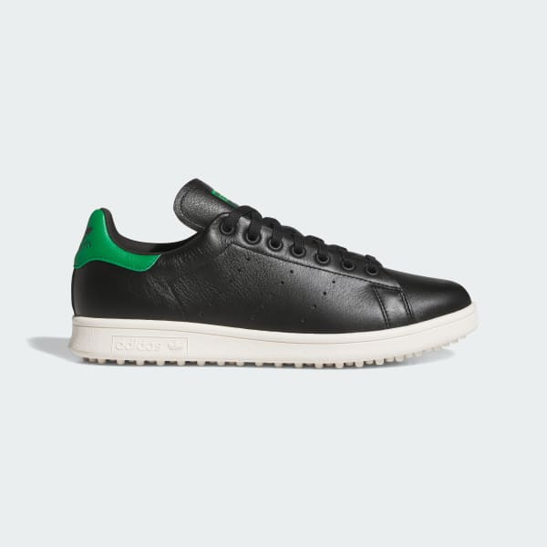 Adidas Stan Smith Spikeless Golf Shoes Core Black/Green/Off White JR4468