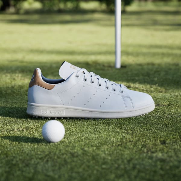 Shop Adidas Stan Smith Golf Sin Tacos Blanco Nube/Color Proveedor/Blanco Hueso HP7077
