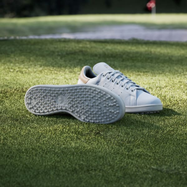 Shop Adidas Stan Smith Spikeless Golf Sneakers Cloud White/Supplier Colour/Off White HP7077