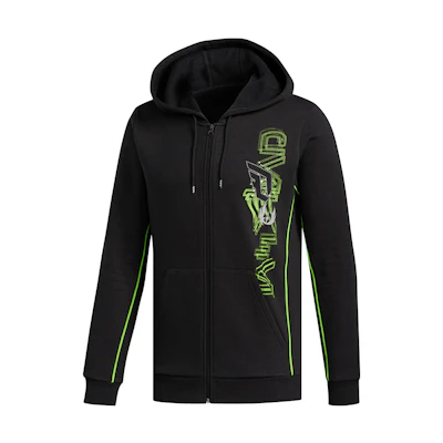 adidas STAR WARS Black Casual Sports Hoodie Jacket FN3235