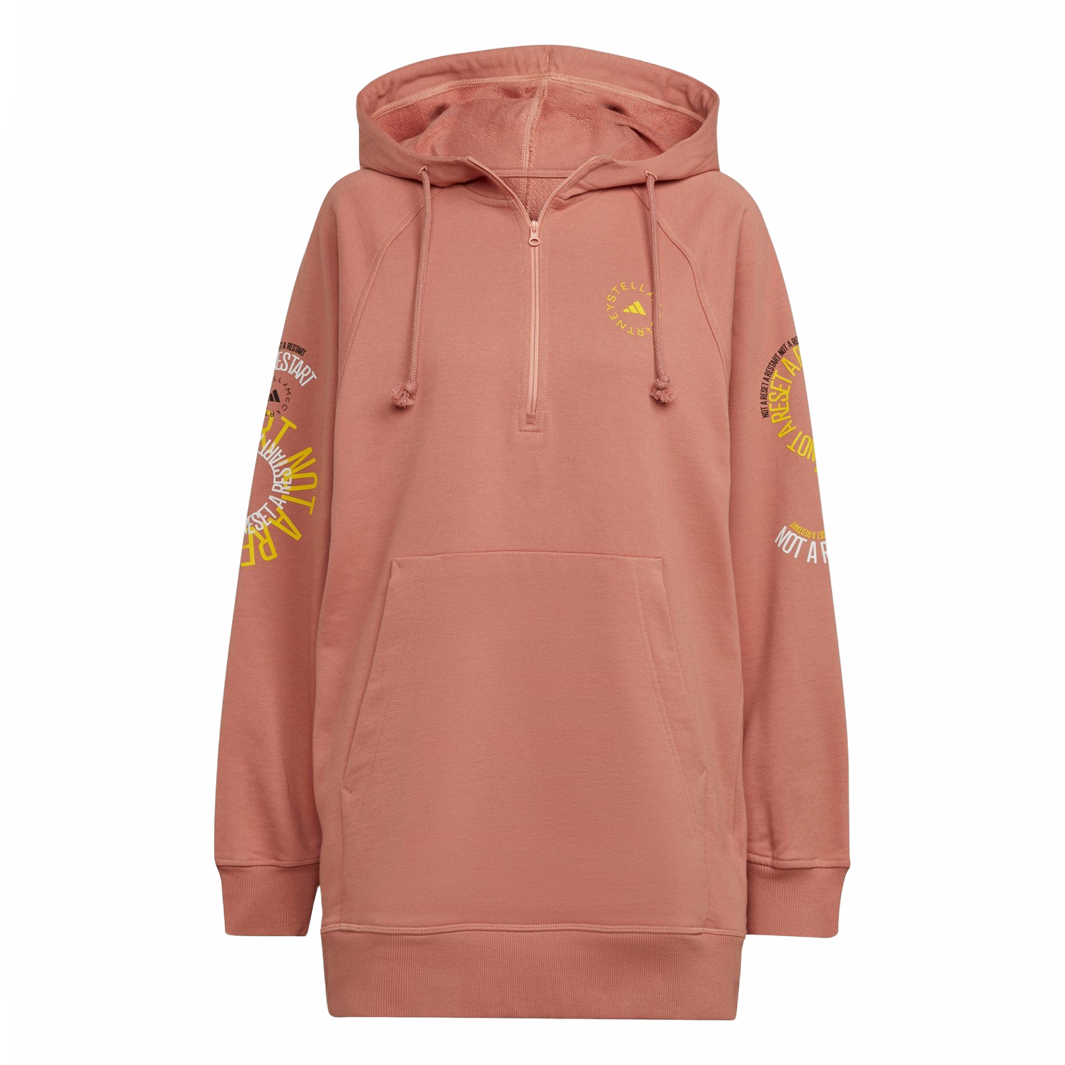 adidas Stella McCartney Pull-On Oversized Hoodie Unisex Red/Pink IB5899