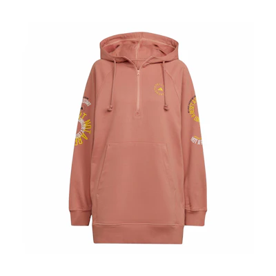 adidas Stella McCartney Pull-On Oversized Hoodie Unisex Red/Pink IB5899
