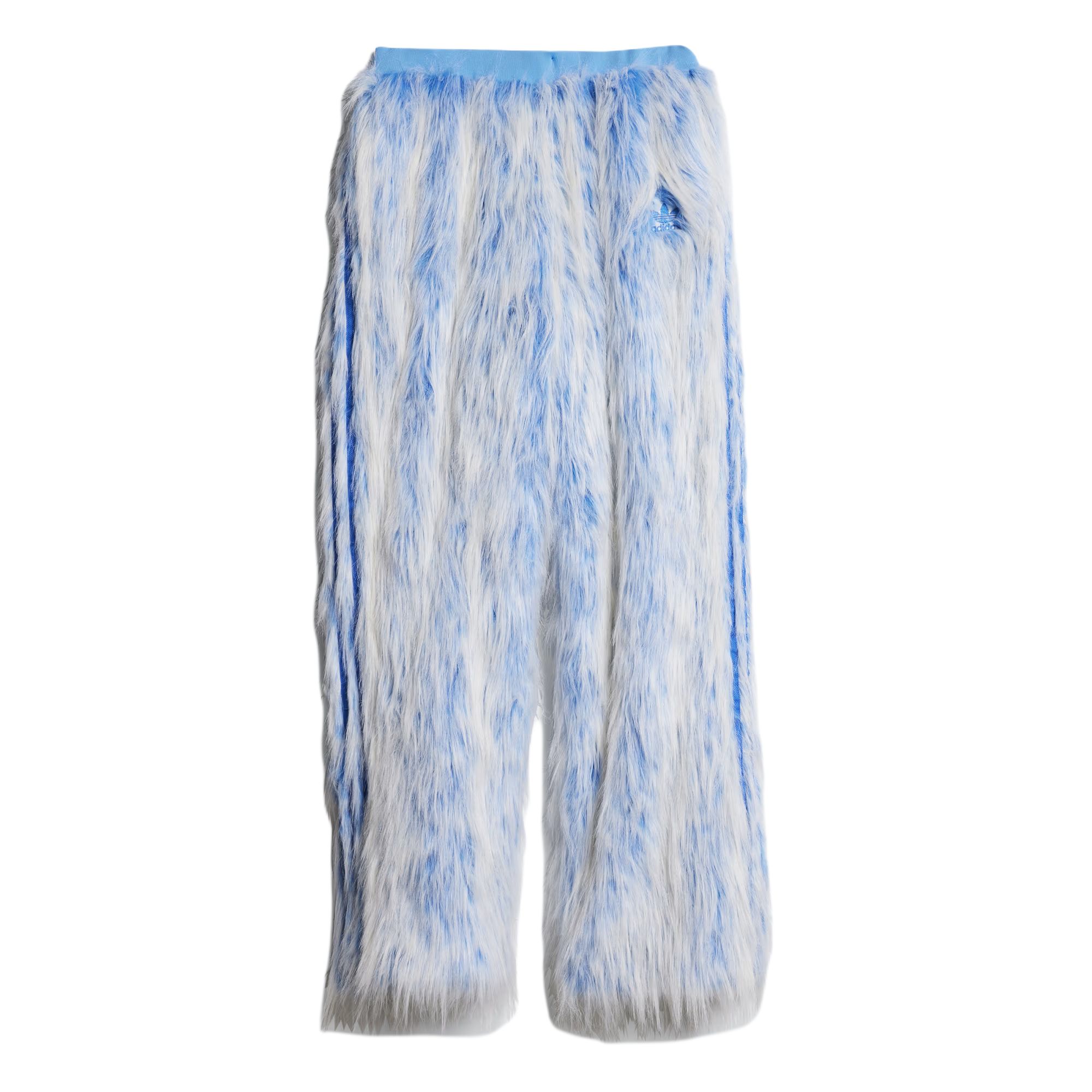 adidas Straight-Leg Elastic Waist Casual Pants Unisex Blue H51167