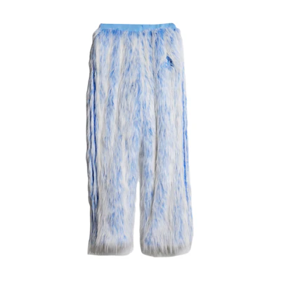 adidas Straight-Leg Elastic Waist Casual Pants Unisex Blue H51167