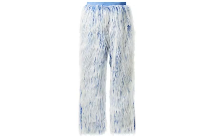 adidas Straight-Leg Elastic Waist Casual Pants Unisex Blue H51167 圖 2