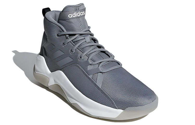 Lookbook adidas neo Streetfire 防滑耐磨復古籃球鞋 灰色