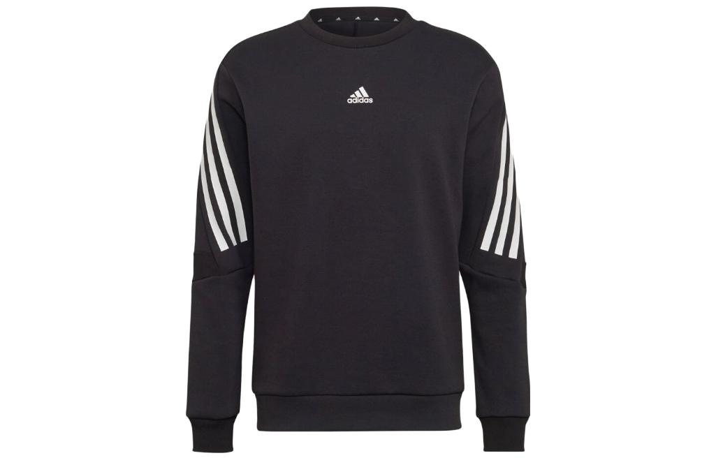adidas Striped Casual Sweatshirt Japan Edition Black HJ7846-JAPAN