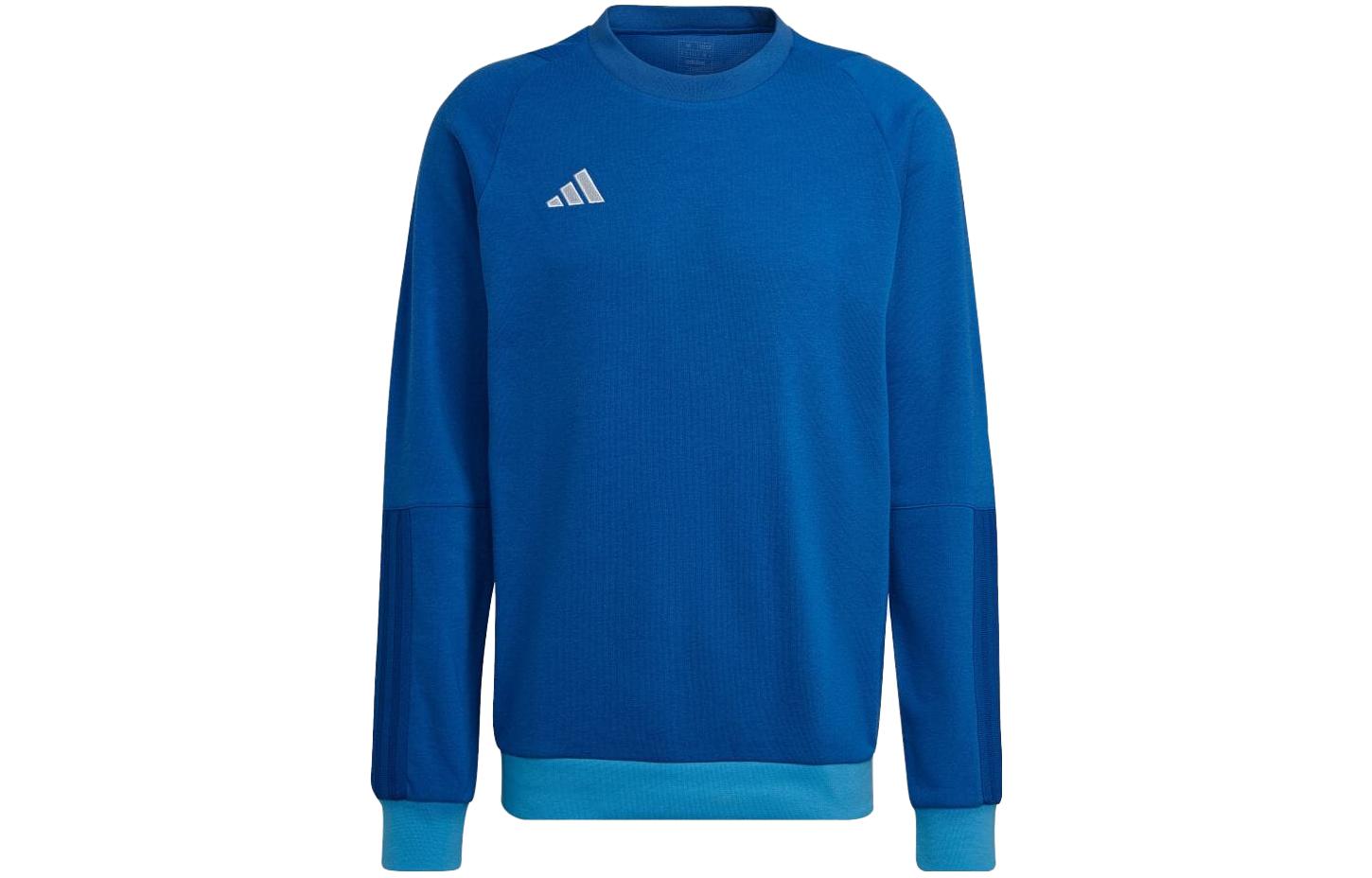 adidas Striped Colorblock Crewneck Sweatshirt Blue HU1325
