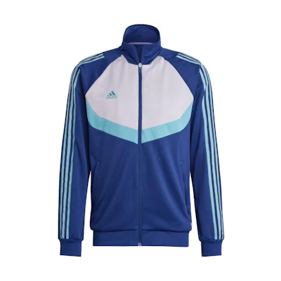 adidas Striped Colorblock Zip-Up Track Jacket Japan Edition Blue - HS7490-JAPAN