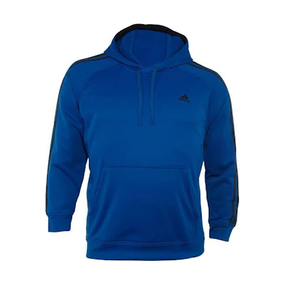 adidas Striped Hoodie Blue Long Sleeve Pullover M64713