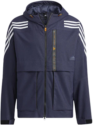 adidas Striped Navy Blue Hoodie Long Sleeve Jacket TH DNM WVJK HE9905 Buy adidas Striped Navy Blue Hoodie Long Sleeve Jacket TH DNM WVJK HE9905