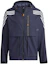 Order adidas Striped Navy Blue Hoodie Long Sleeve Jacket TH DNM WVJK HE9905