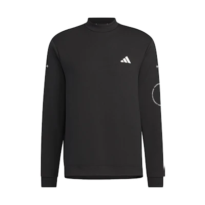 adidas Striped Pattern Pullover Long Sleeve Sweatshirt Japan Ver Black Mens HY0935-JAPAN