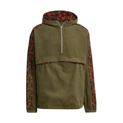 adidas Striped Print Hoodie Jacket Green Japan Edition IS9570-JAPAN