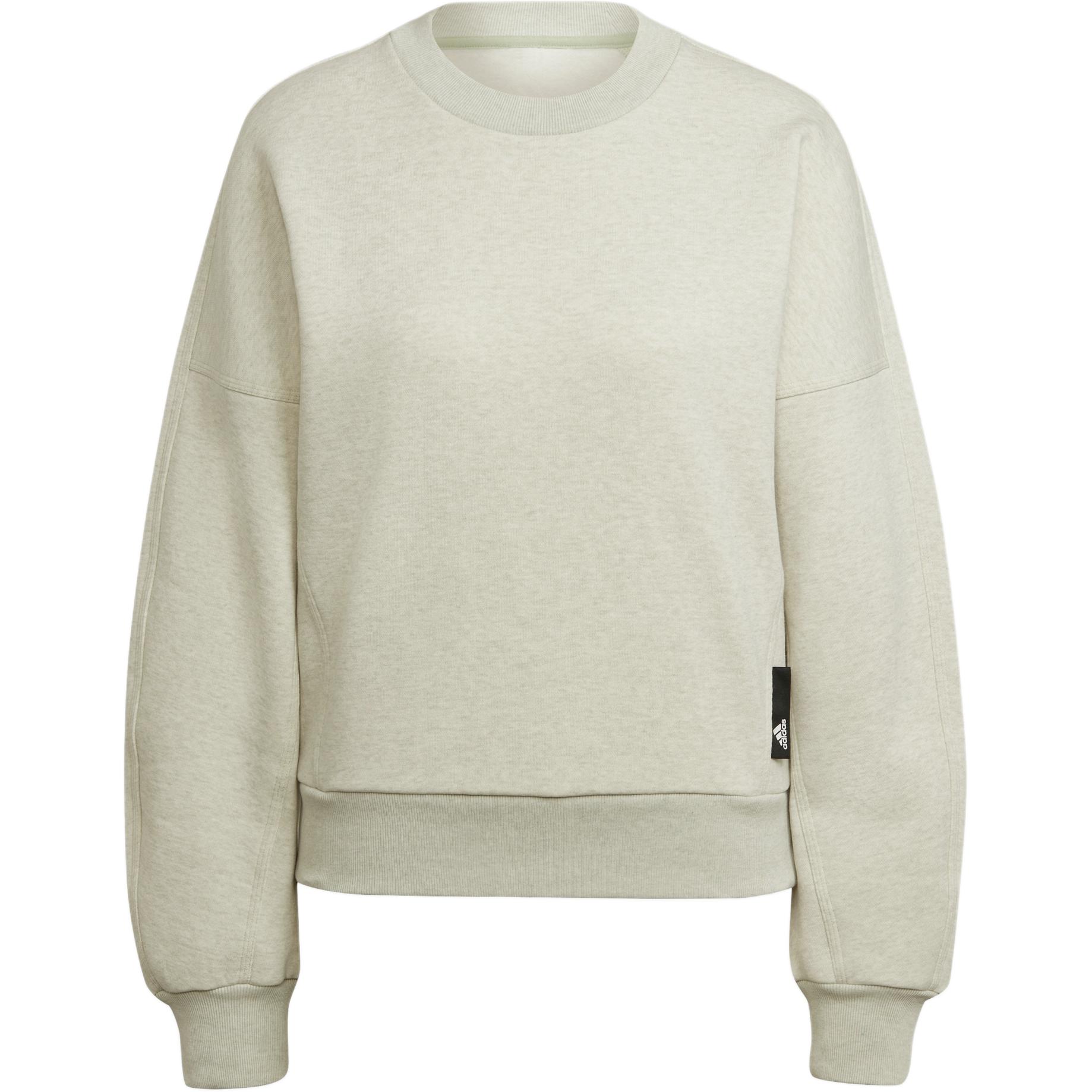 adidas Studio Lounge Sweatshirt Unisex Casual Pullover Light Green HE4152