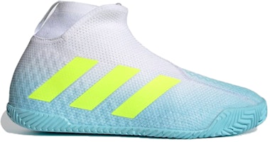 adidas Stycon 無鞋帶中幫跑步鞋 男款 白藍綠 Order adidas Stycon 無鞋帶中幫跑步鞋 男款 白藍綠