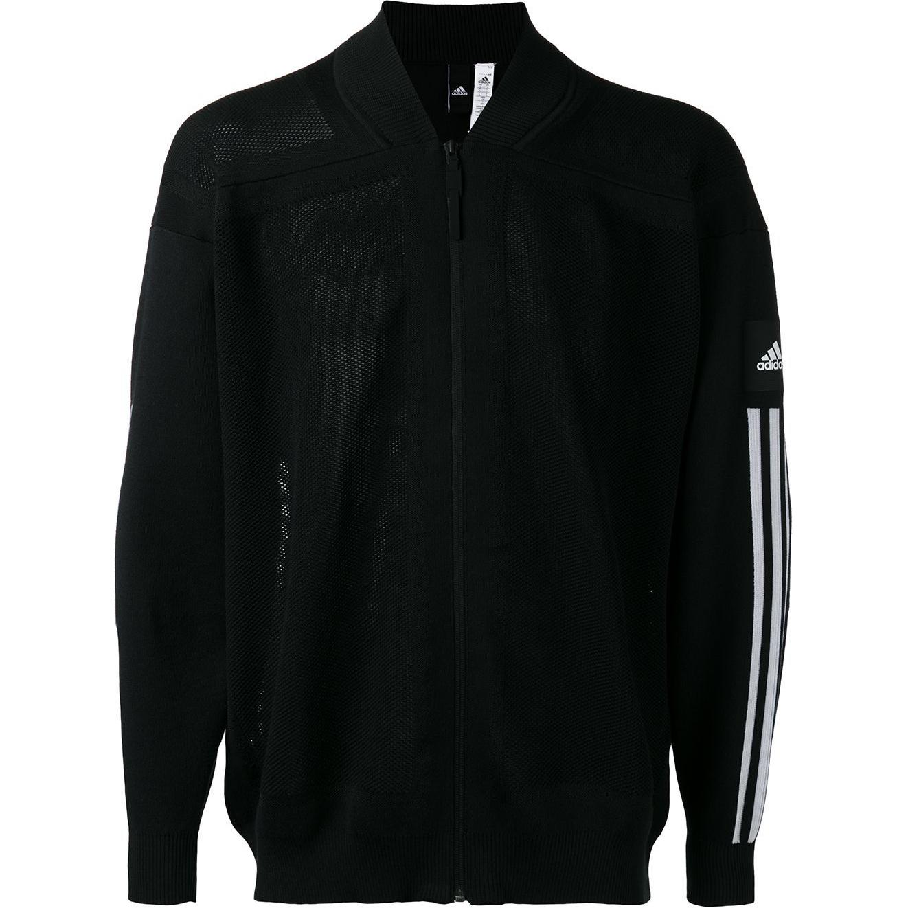 adidas Stylish Comfortable Striped Jacket - Black B46993