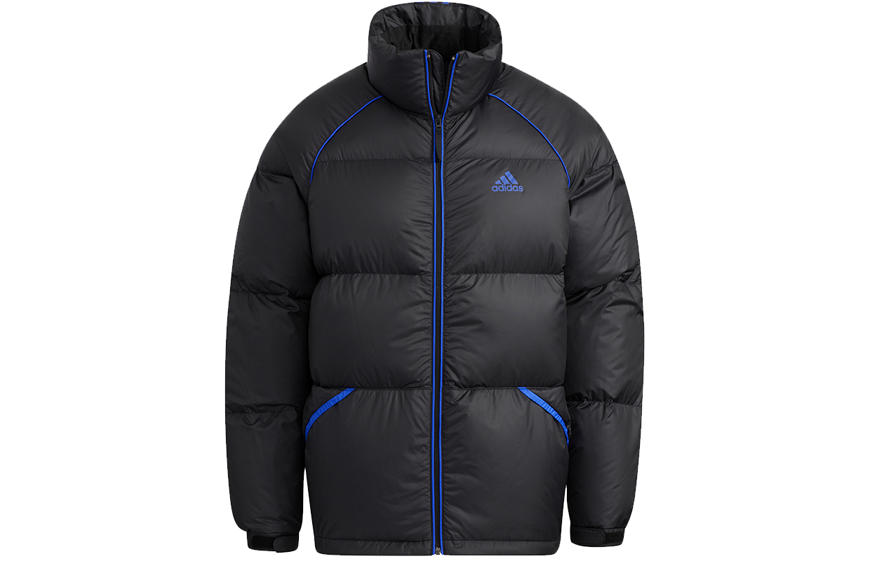 adidas Super Puffy Down Jacket Outdoor Winter Black Puffer Coat H20750
