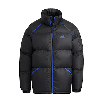 adidas Super Puffy Down Jacket Outdoor Winter Black Puffer Coat H20750